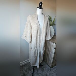 Soya Concept Cozy Cream Open-Front Sweater